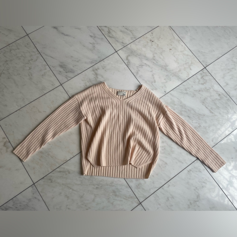 Wilfred Free Ribbed Cream Sweater S